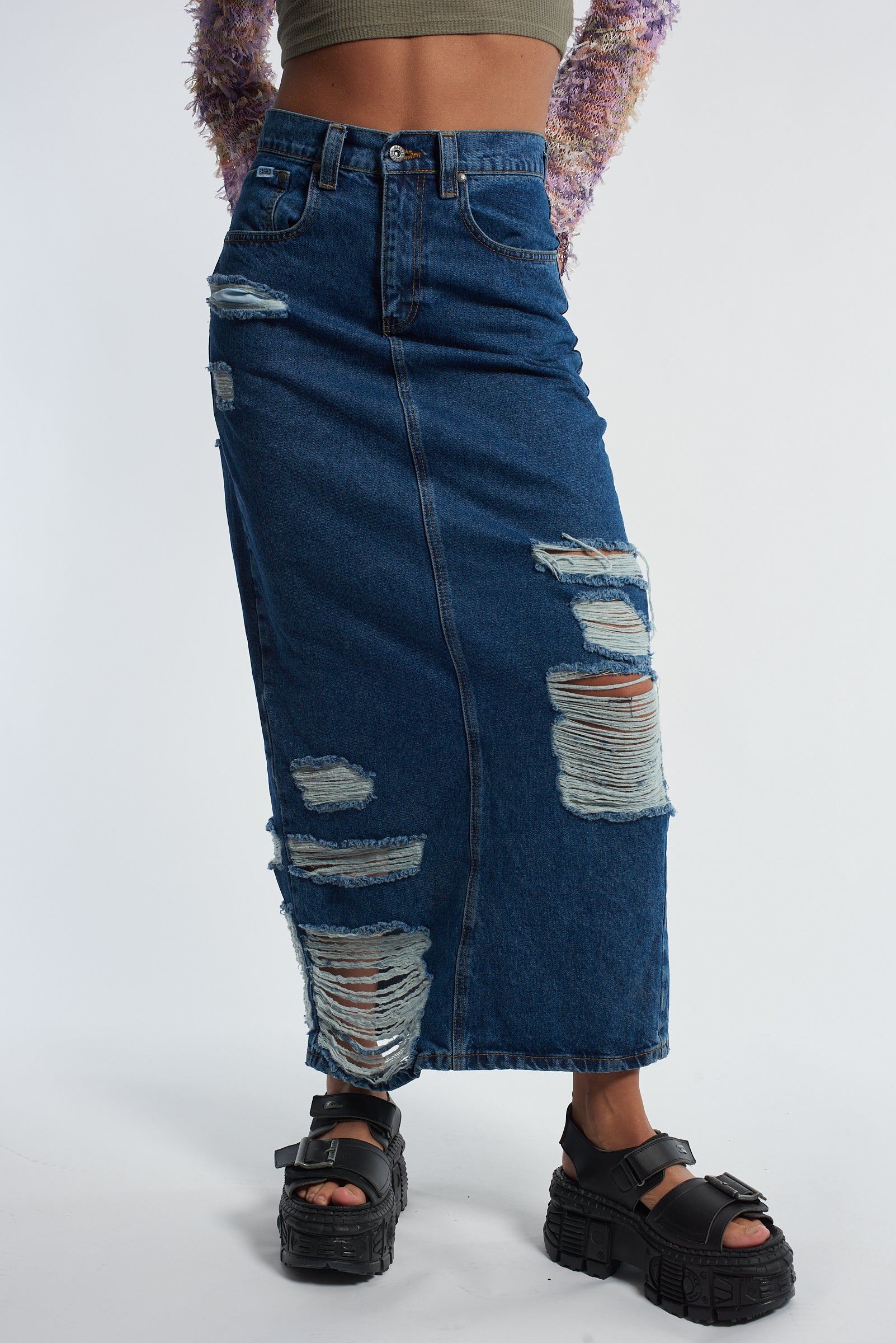Distressed Skirt: A Symbol of Self-Expression