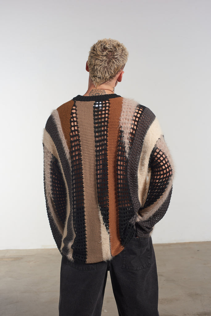 Network Patchwork Knit