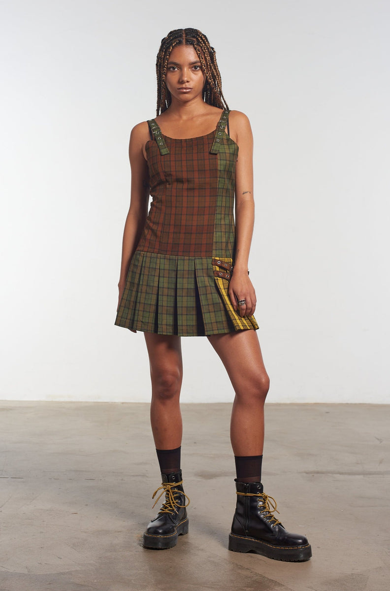 Viv Tartan Mini Dress The Ragged Priest