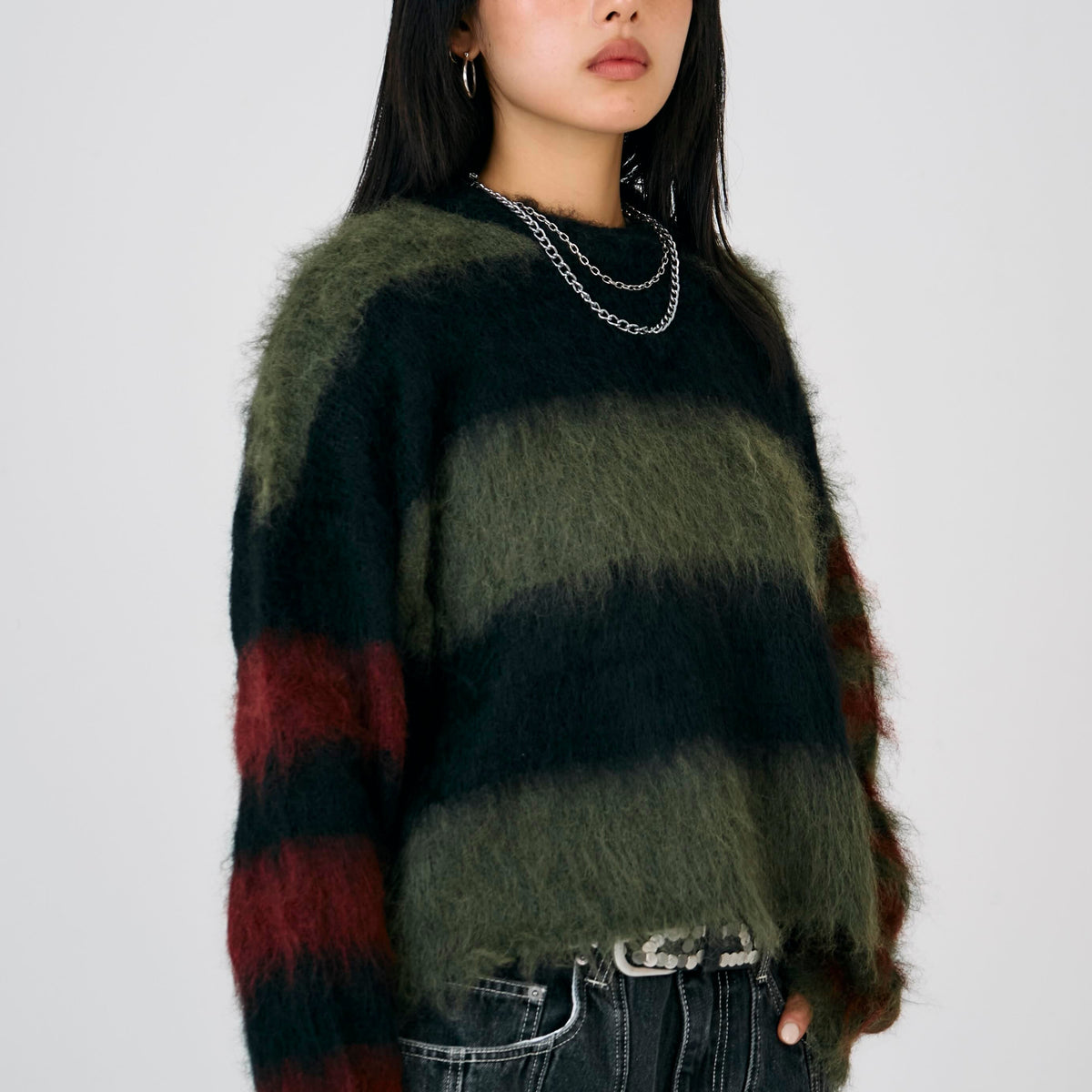 Humbug Grunge Stripe Knit