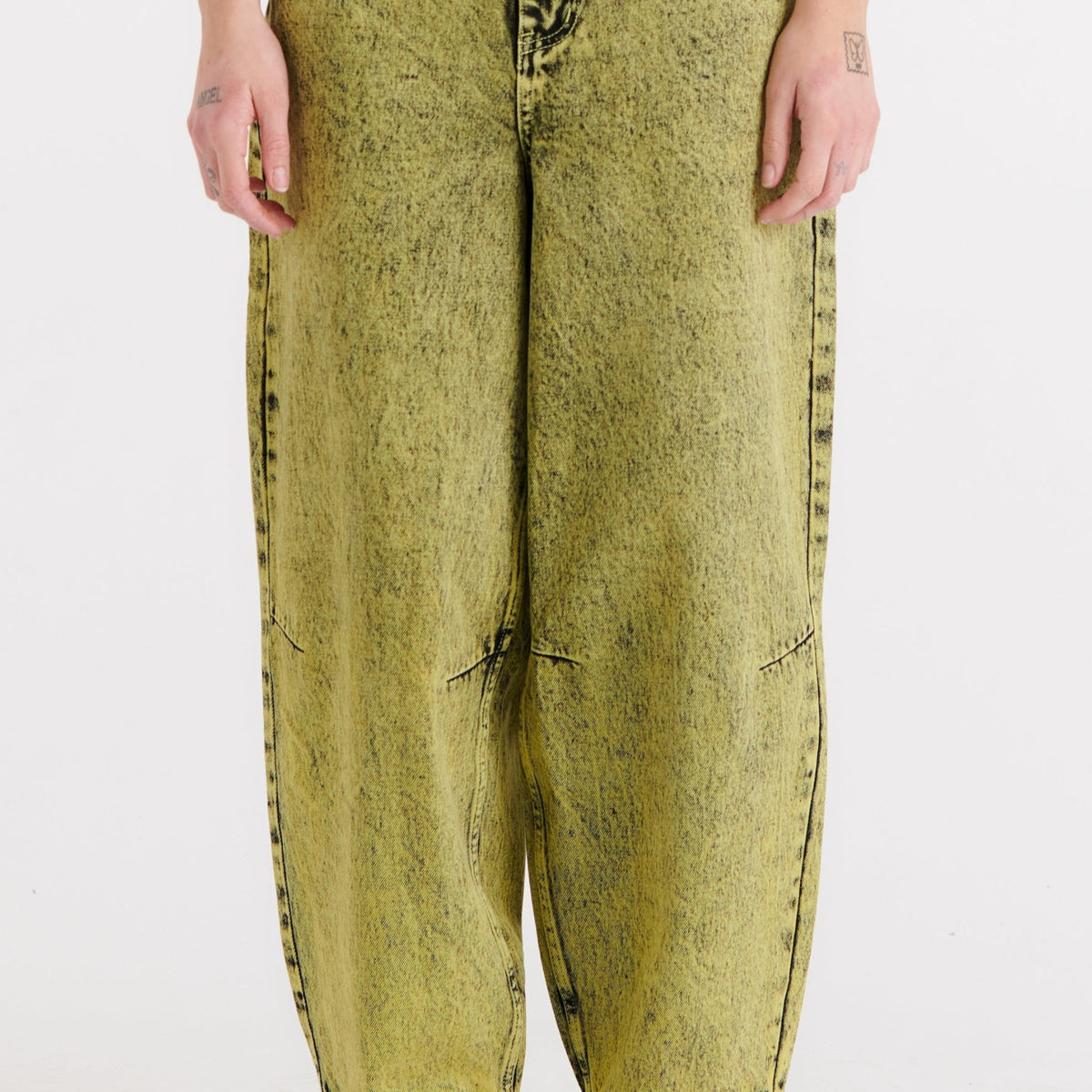 Goliath Jeans Green Acid Wash – The Ragged Priest