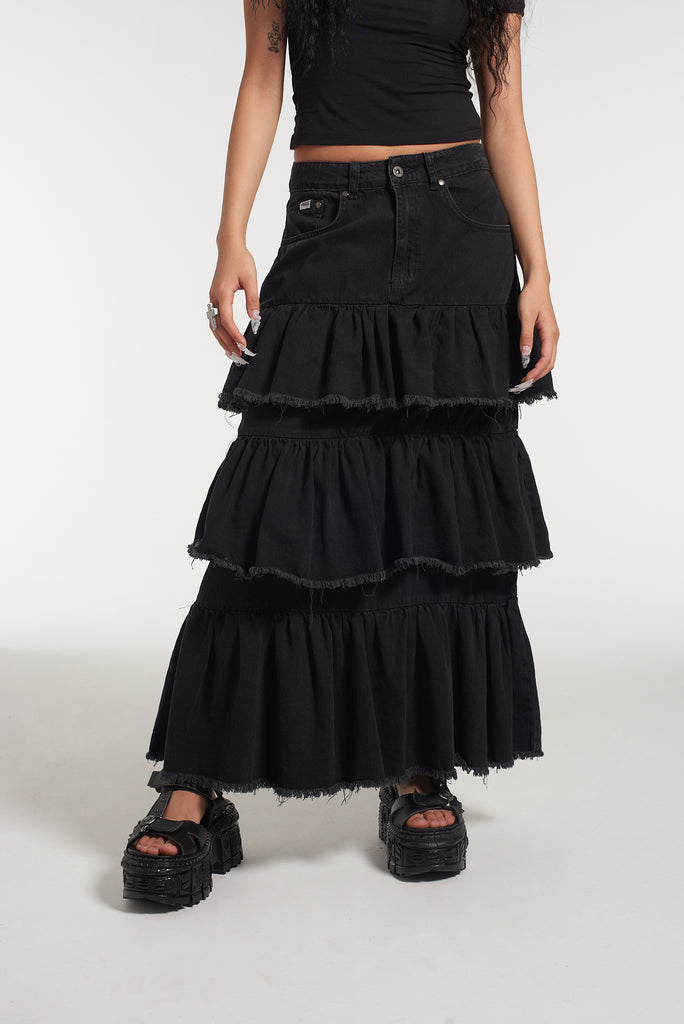 Morticia Maxi Skirt