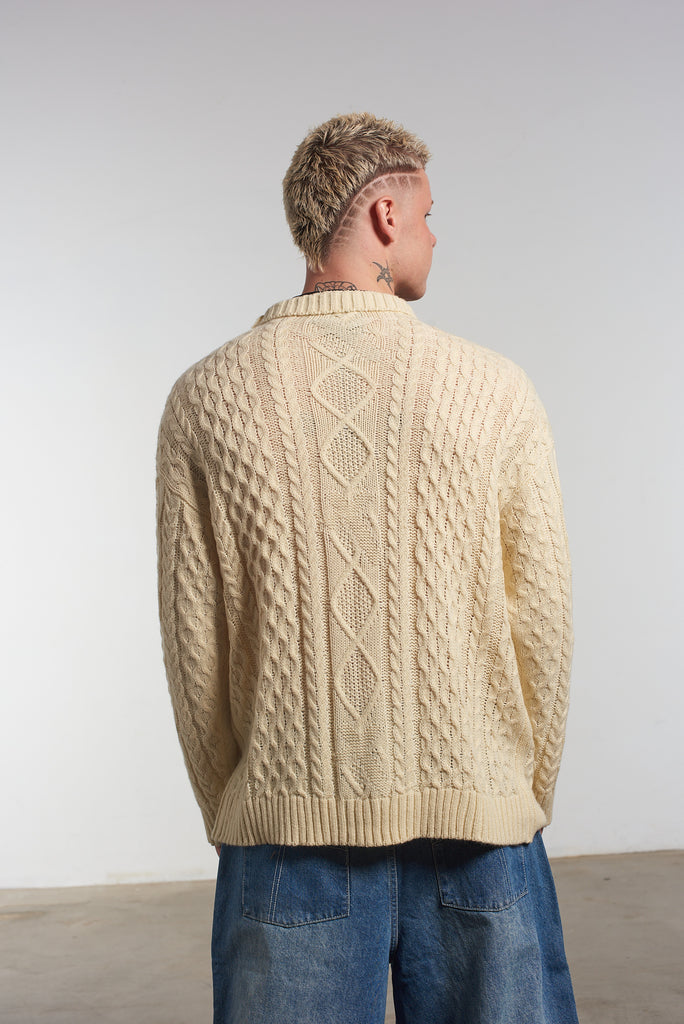 Simmer Cable Knit Cardigan