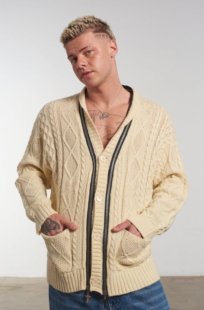 Simmer Cable Knit Cardigan