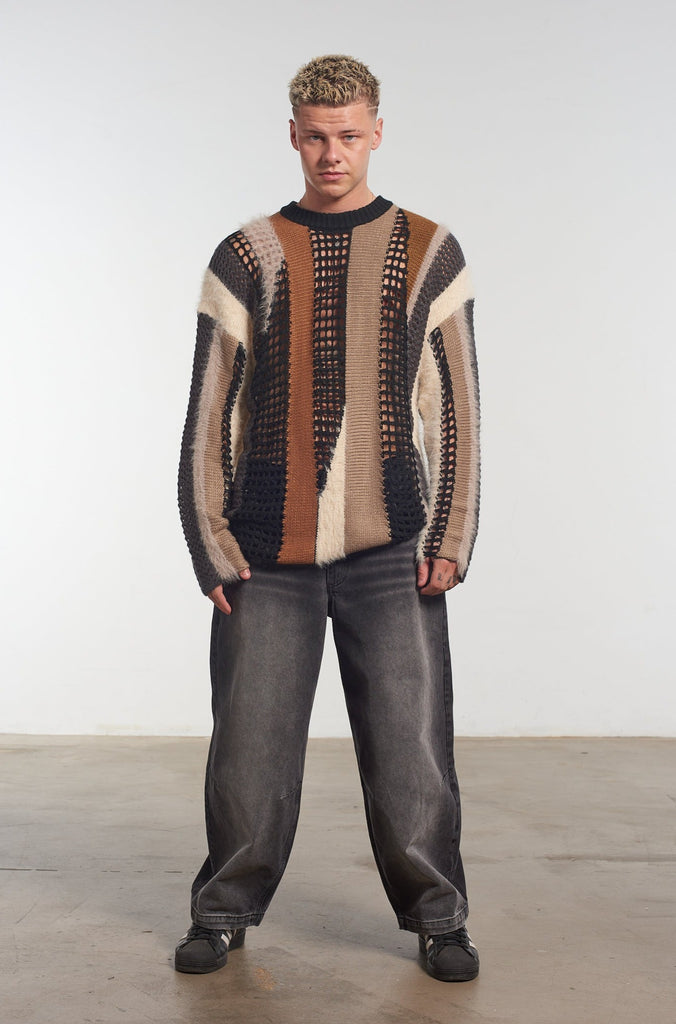 Network Patchwork Knit