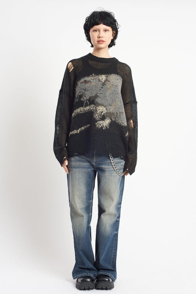 Ratty Distressed Knit