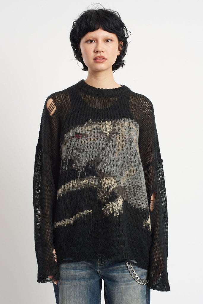 Ratty Distressed Knit