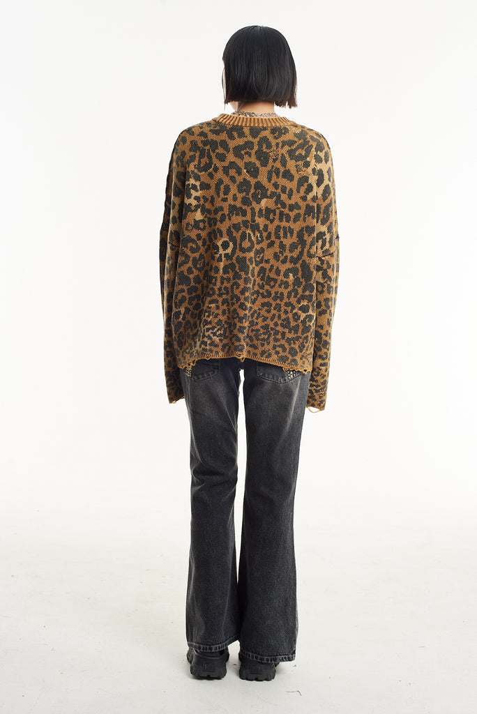 Tina Leopard Print Knit