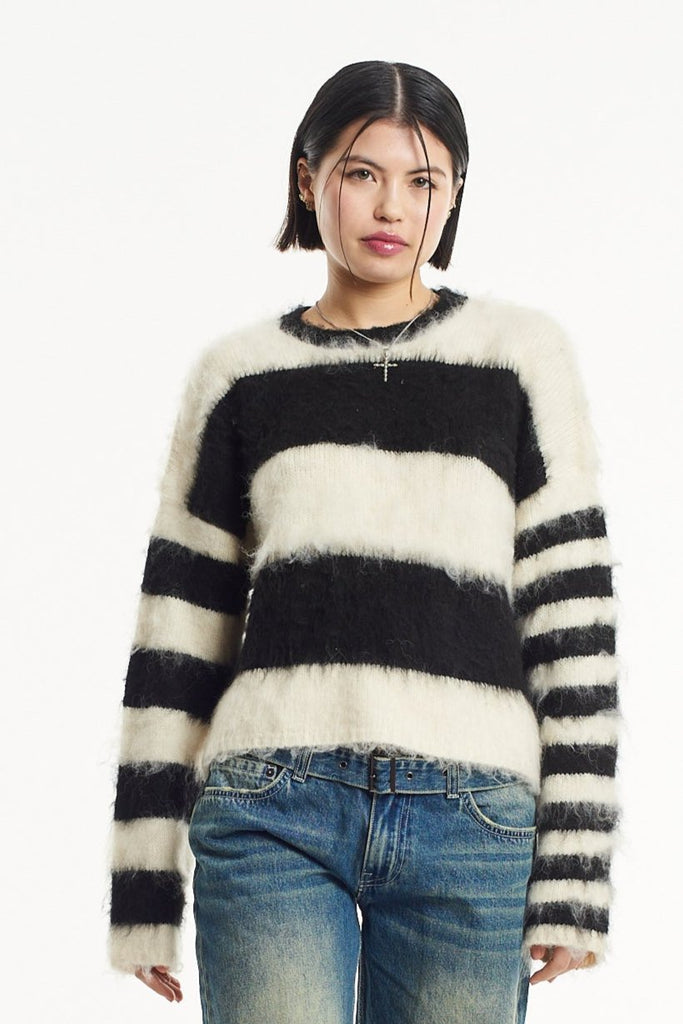 Humbug Fluffy Stripe Knit