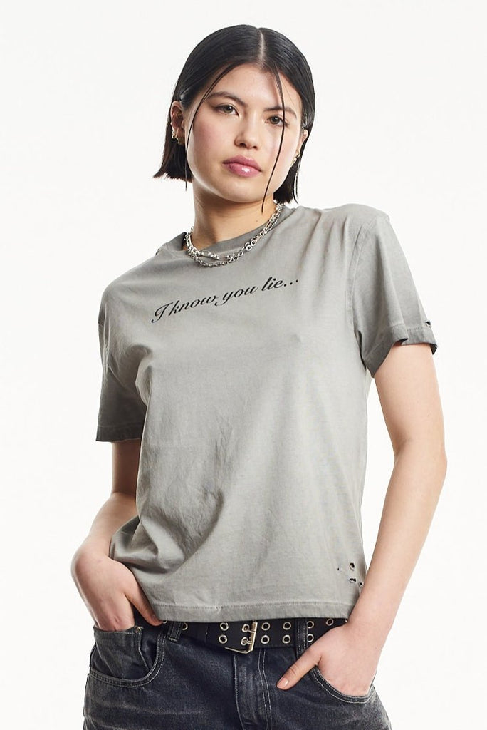 Liar Slogan Tee