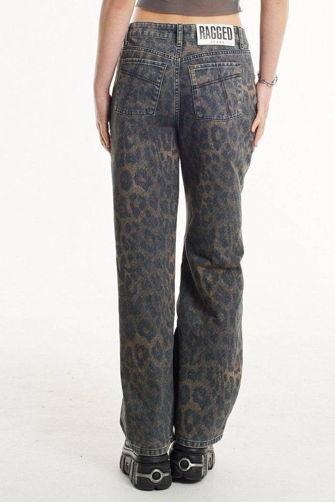 Dark Leopard Release Jean