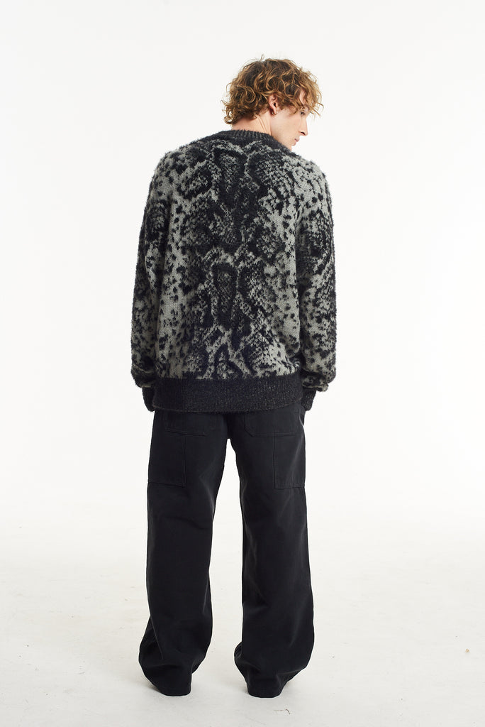 Vile Snake Print Knit Jumper