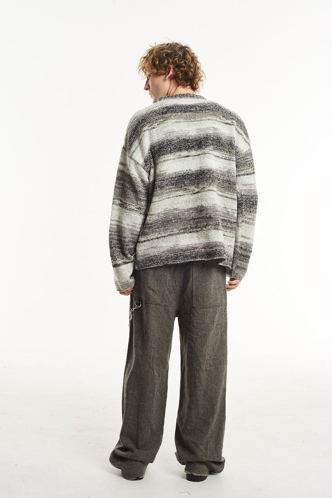 Jumble Spacedye Stripe Knit Jumper