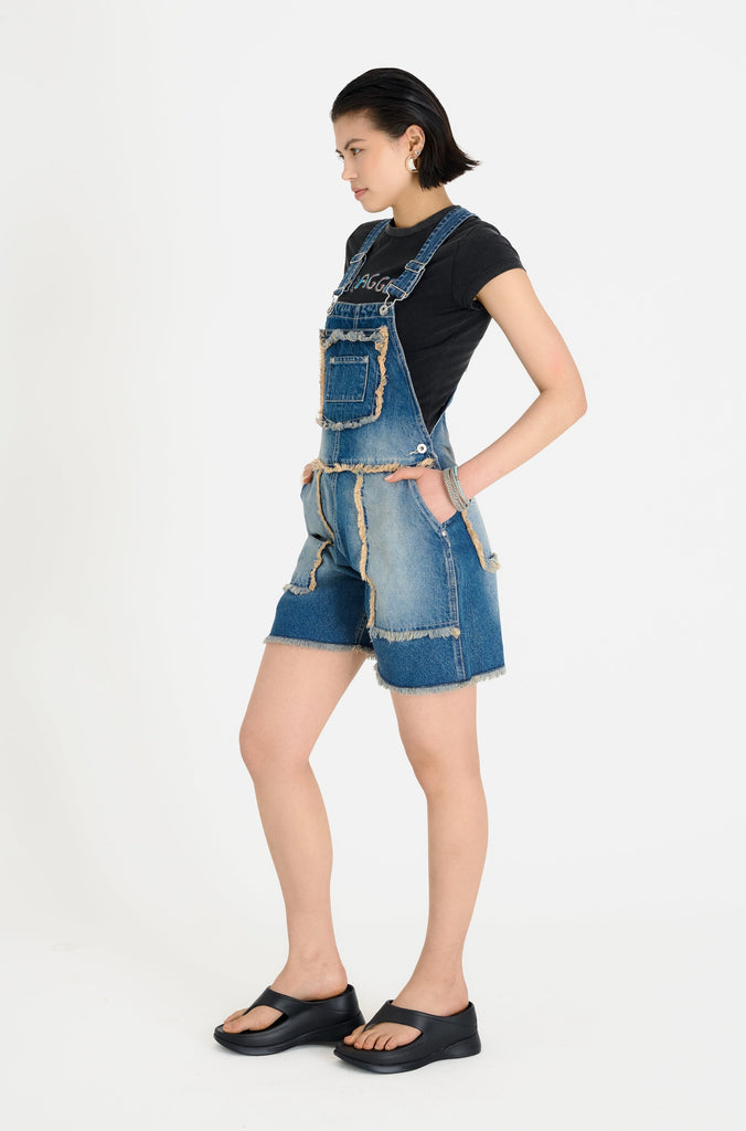 Chroma Dirty Wash Dungaree Short