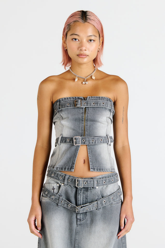 Expanse Denim Corset