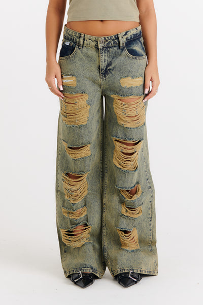 Dirty Wash Shredded Release Jeans – The Ragged Priest