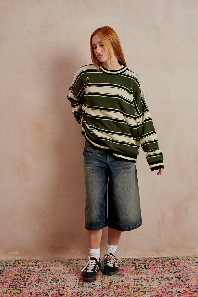 In Line Stripe Knit