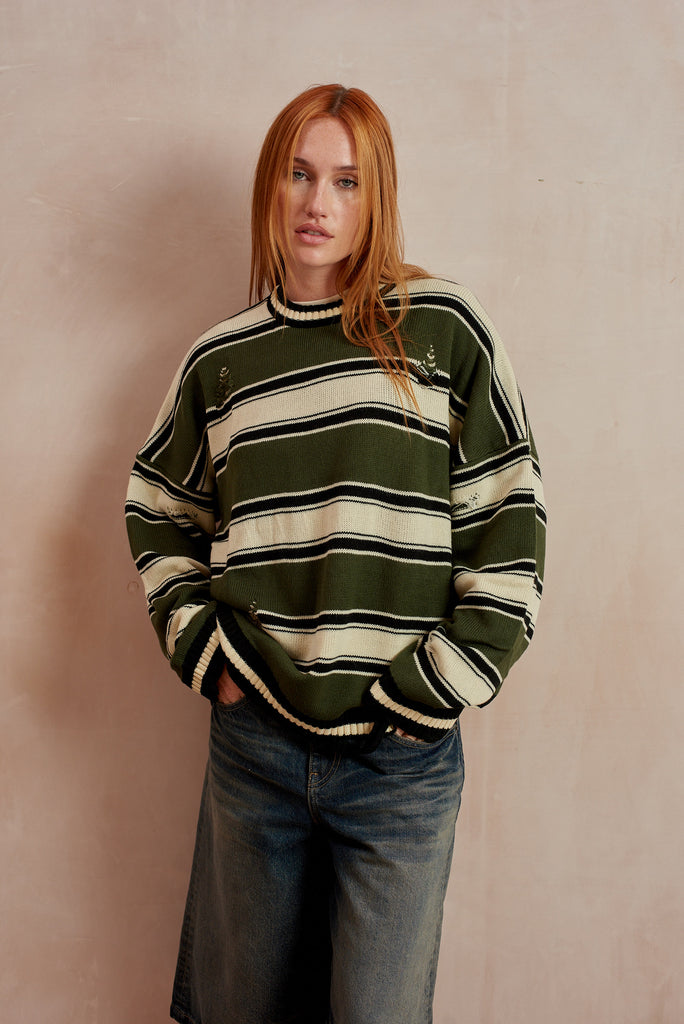 In Line Stripe Knit