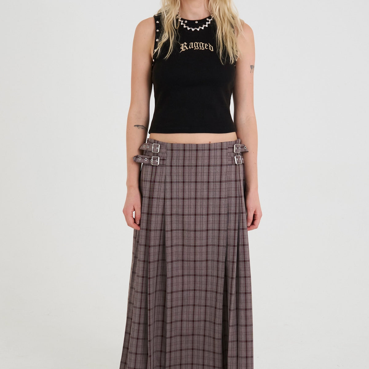 Artifact Check Maxi Skirt – The Ragged Priest