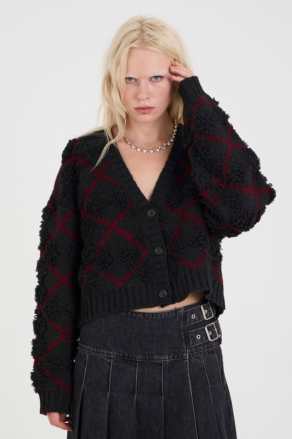 Curator Argyle Grunge Cardigan – The Ragged Priest