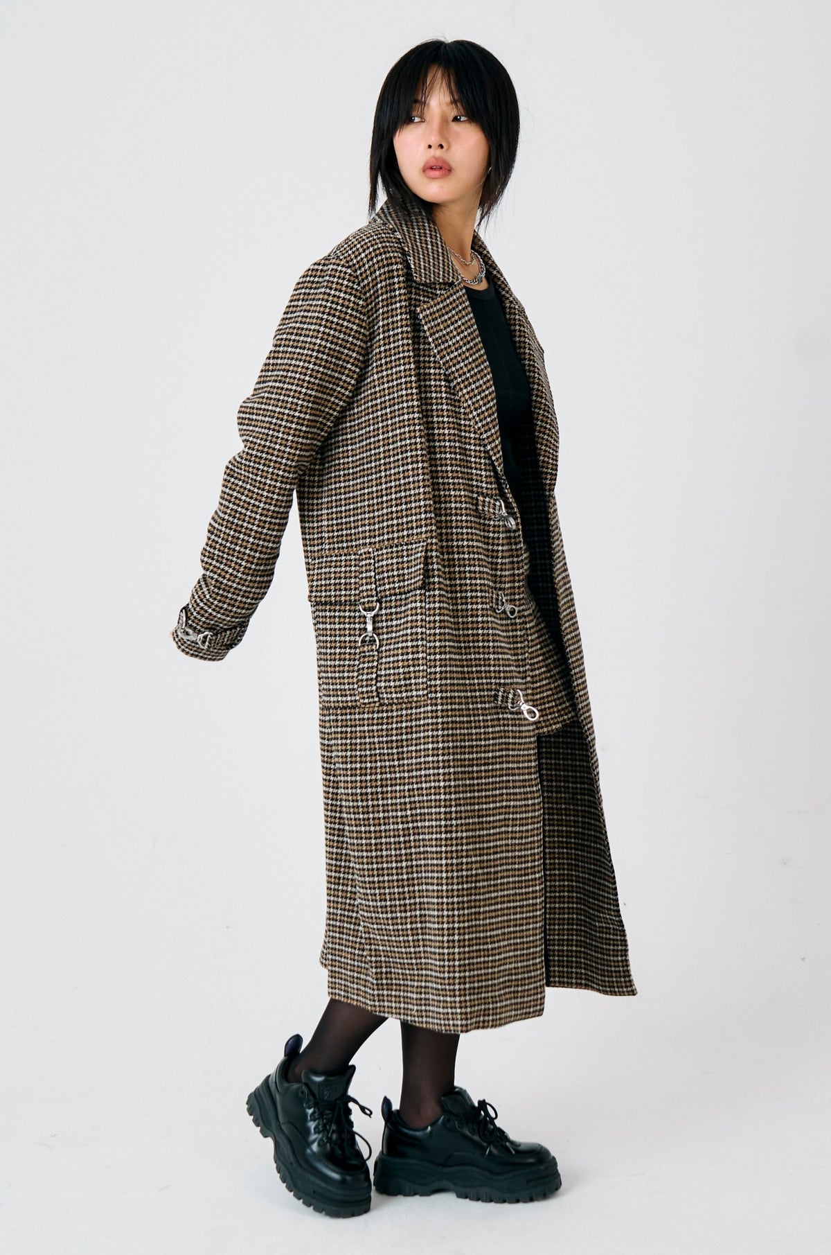 Dale Houndstooth Check Coat – The Ragged Priest