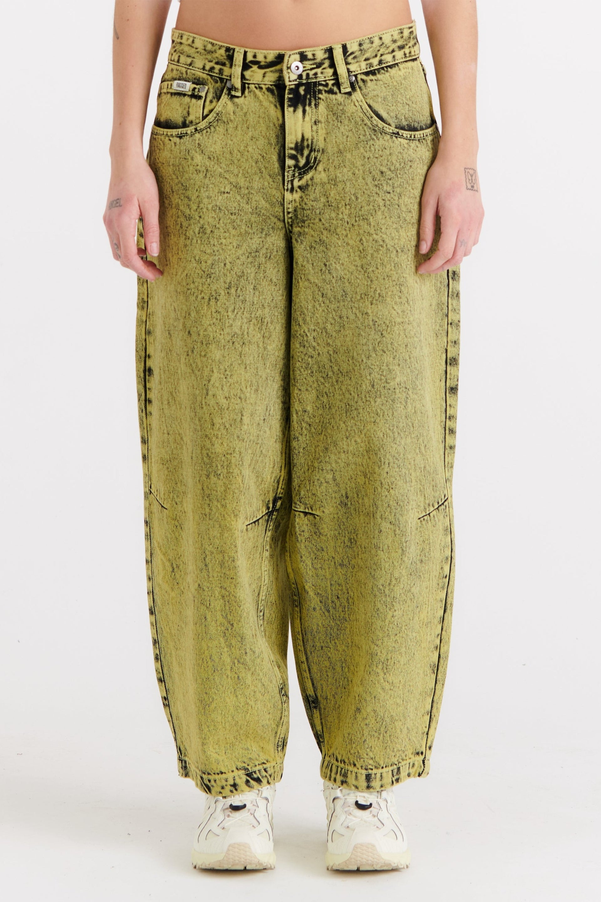 Goliath Jeans Green Acid Wash – The Ragged Priest