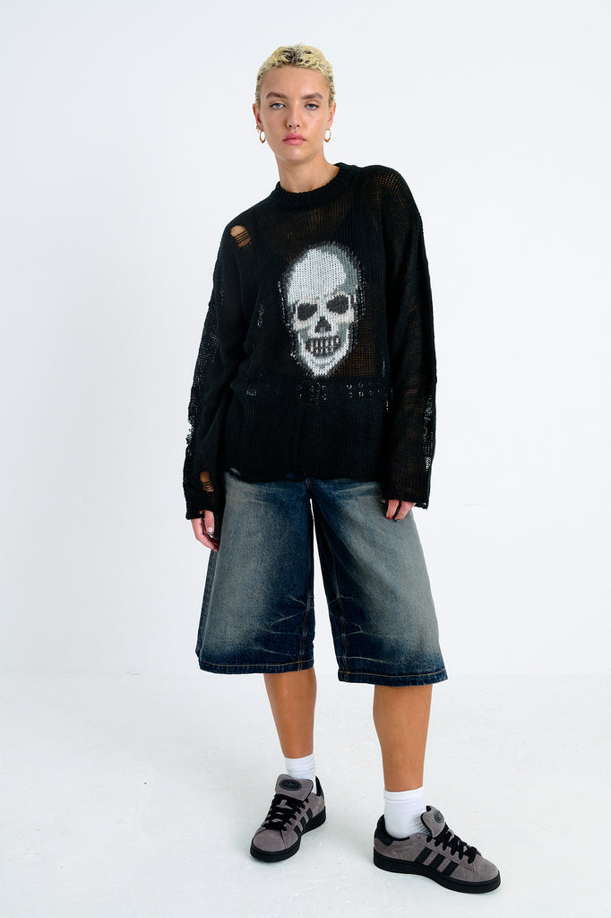 Skull Loose Knit