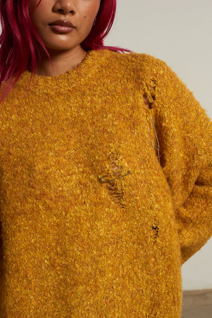 Blessed Charm Knit Mustard
