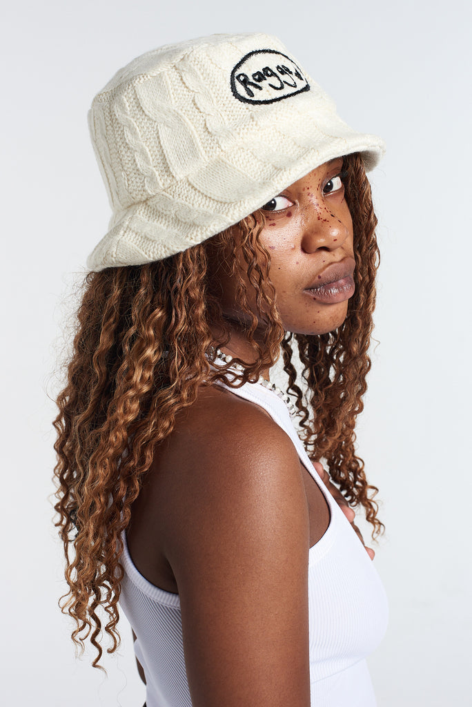 Ragged Cable Bucket Hat
