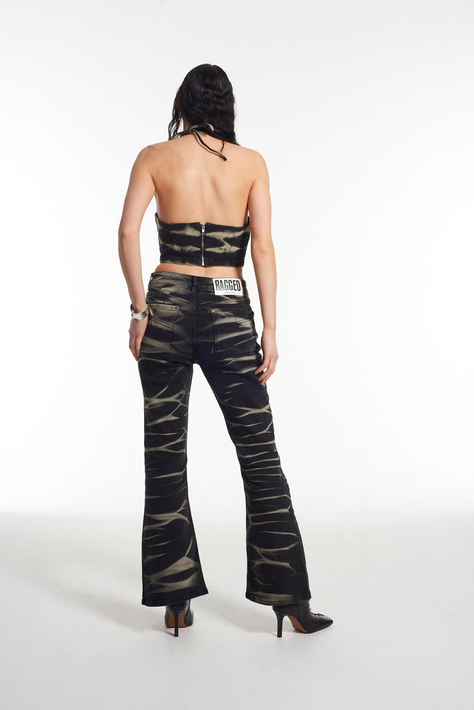 Burnout Low Rise Flared Jean
