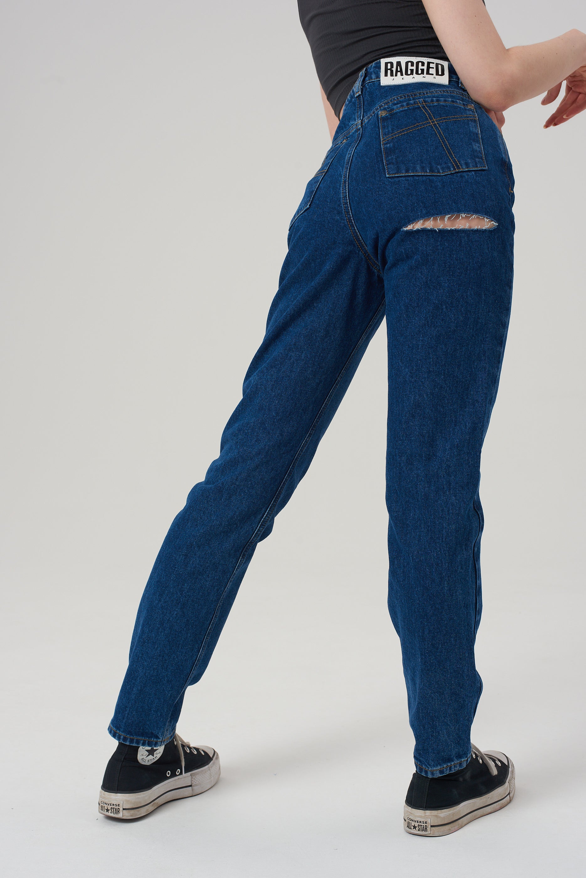 Women's High Waist Laser Cut Skinny Jeans | Love Moda – LOVE MODA