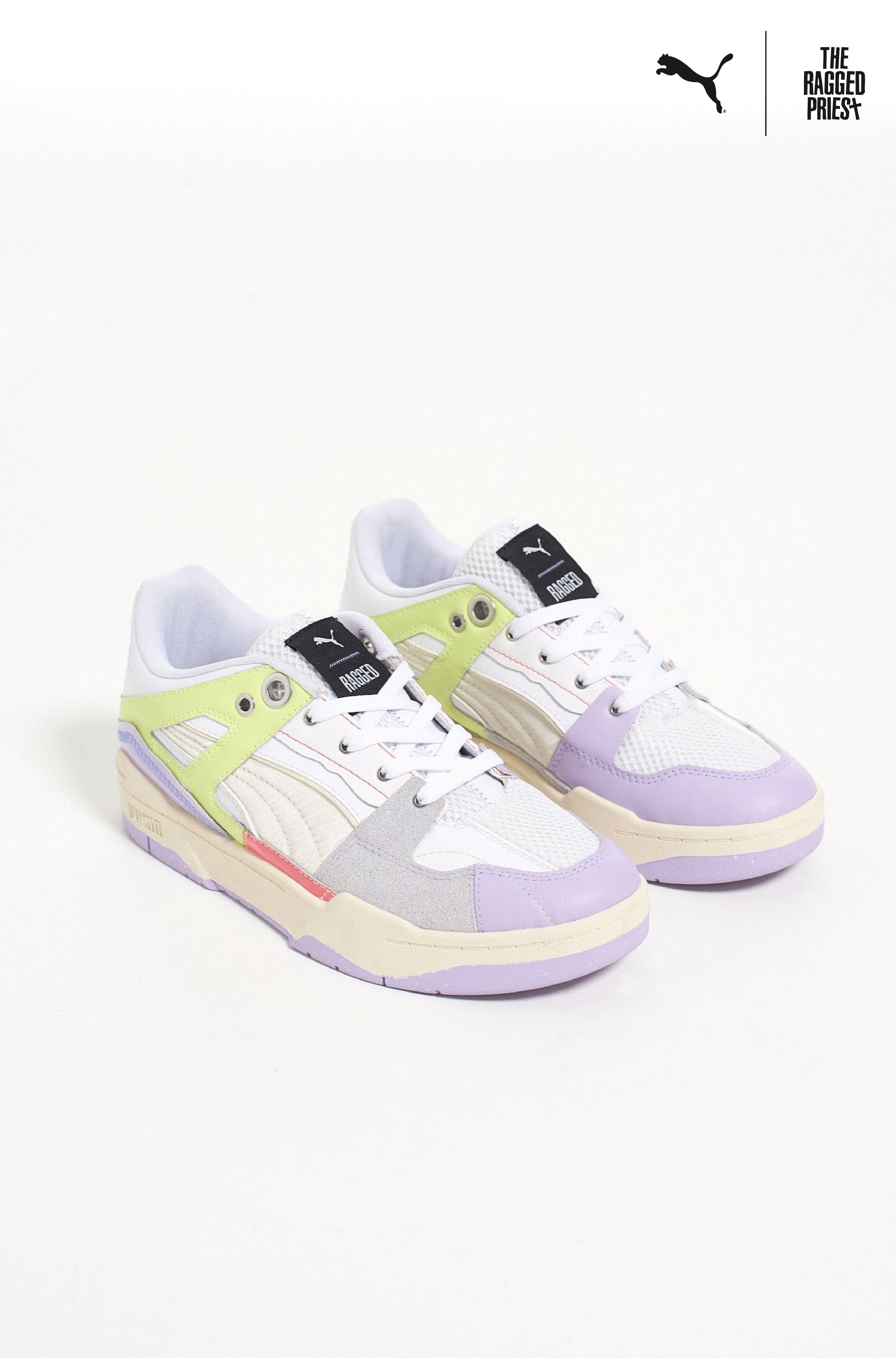 PUMA x The Ragged Priest White & Violet Slipstream Trainer