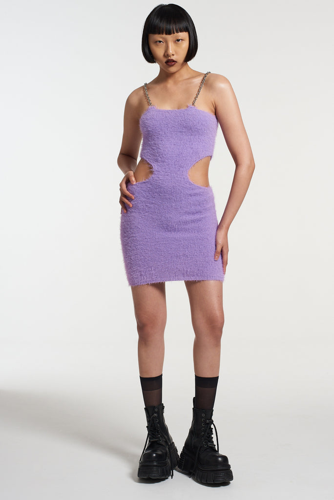 Venus Fluffy Mini Dress