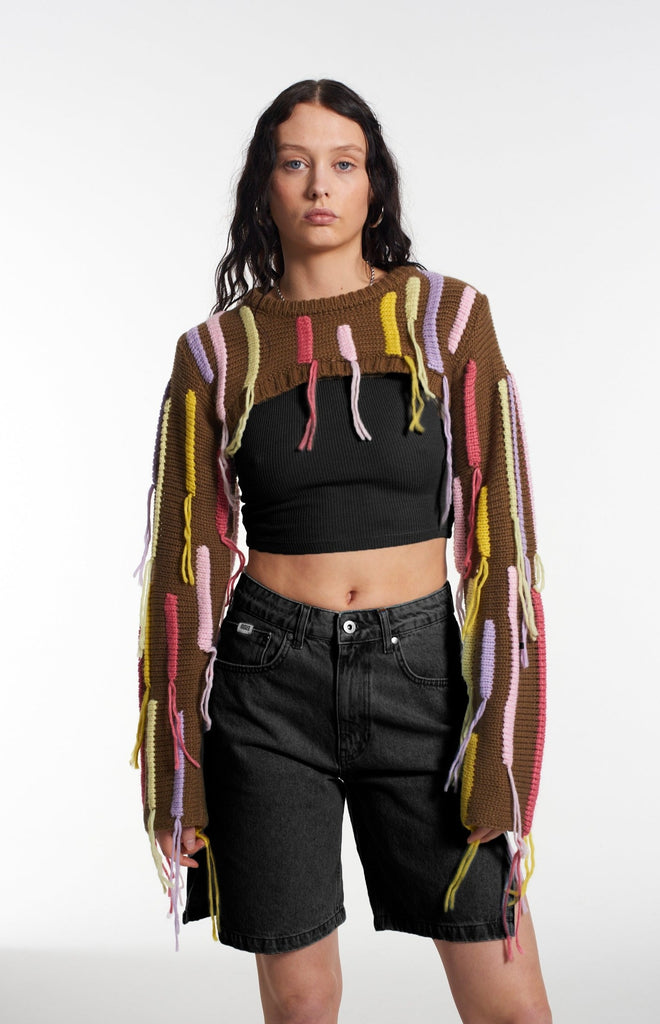 Painter Ultra Cropped Knit Shrug