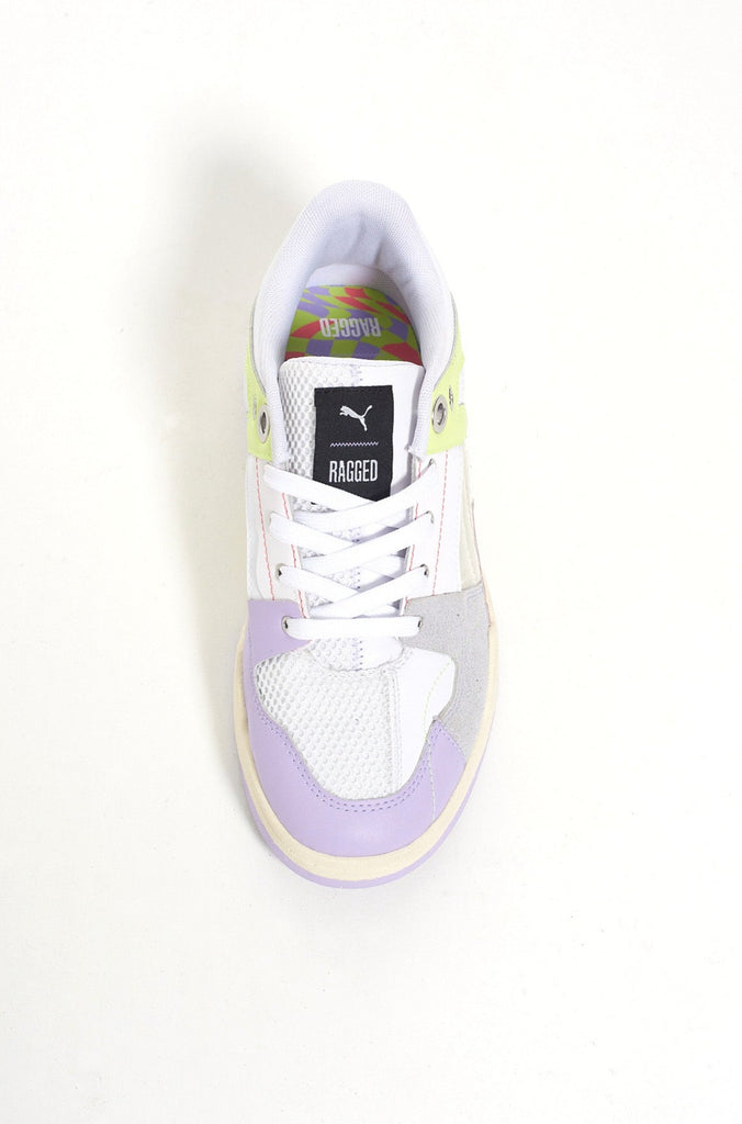 PUMA x The Ragged Priest White & Violet Slipstream Trainer