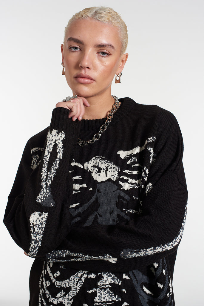 Skeleton Knit Jumper